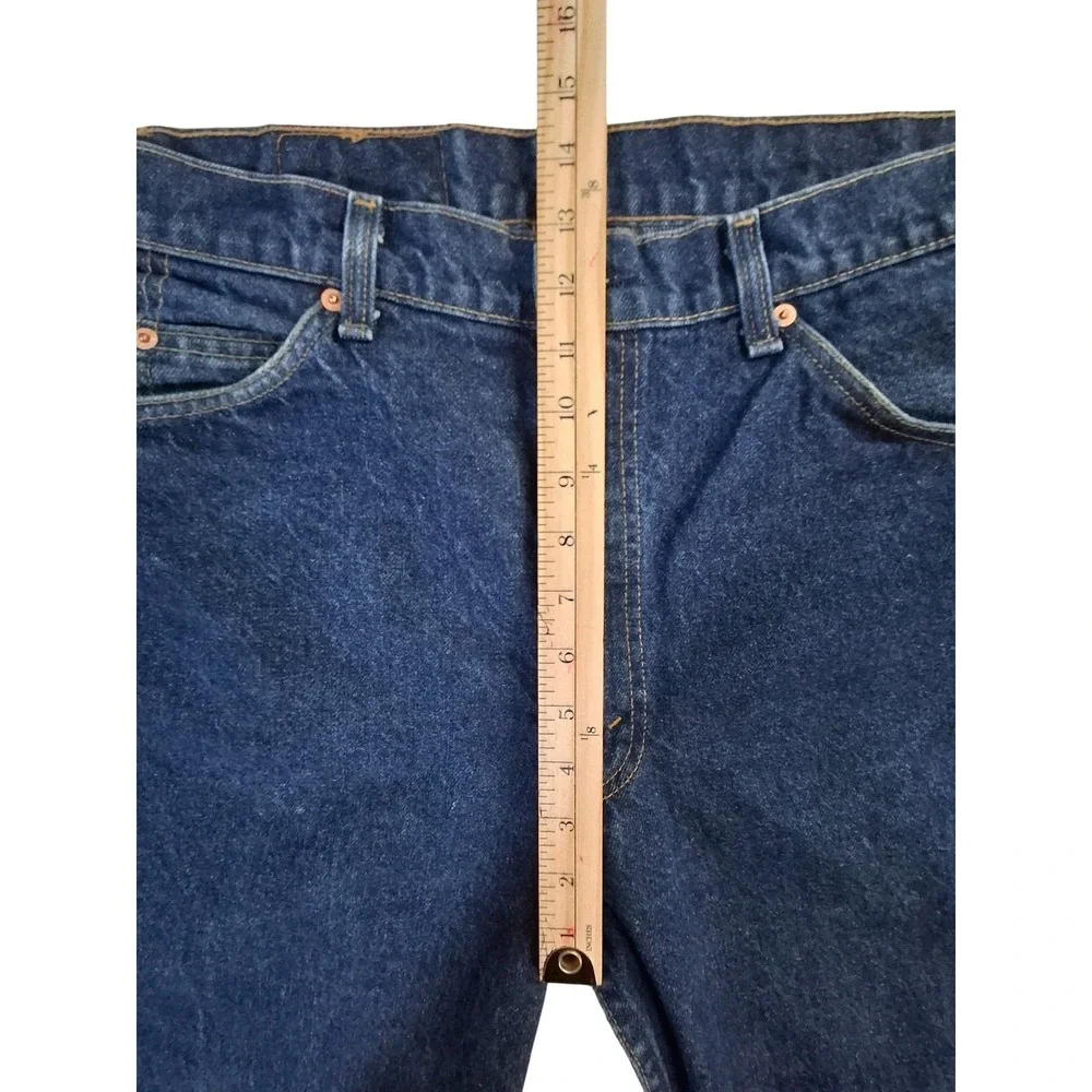 Vintage Levi's 517 Jeans Mens 38x31 (36x30) Blue Bootcut Made USA Orange Tab 90s